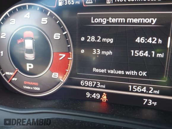 ✅ 2018 Audi A4 Premium Plus • VIN: WAUENAF40JA083798 • Лот: 43146672. Опубликован ранее на IAAI с пробегом 69 873 миль. Бесплатный доступ к архиву аукционных продаж из США и подробный отчёт об истории автомобиля на DreamBid. Изображение 15.