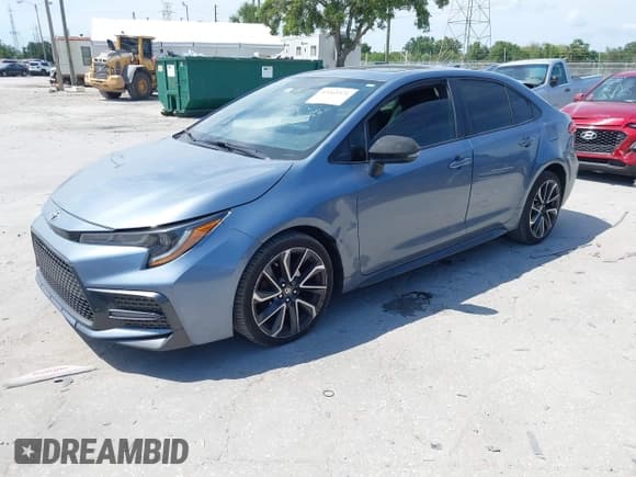 ✅ 2022 Toyota Corolla SE • VIN: JTDP4MCE0NJ087482 • Lot: 42365521. Listed on IAAI with 109,965 mi. Free auction sales archive from the USA and detailed vehicle history report at DreamBid. Image 2.
