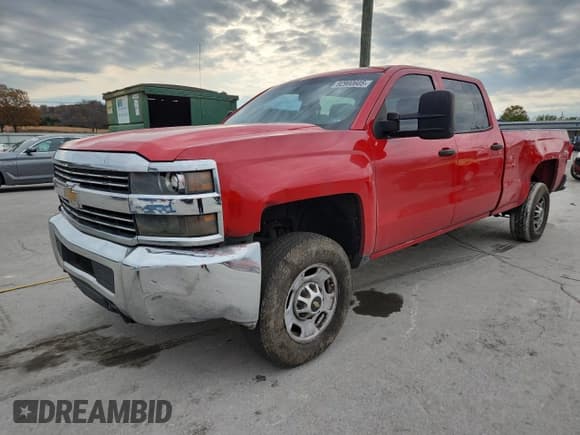 ✅ 2015 Chevrolet Silverado 2500HD Work Truck • VIN: 1GC1KUEG2FF196069 • Lot: 92900605. Listed on Copart with 246,975 mi. Free auction sales archive from the USA and detailed vehicle history report at DreamBid. Image 1.