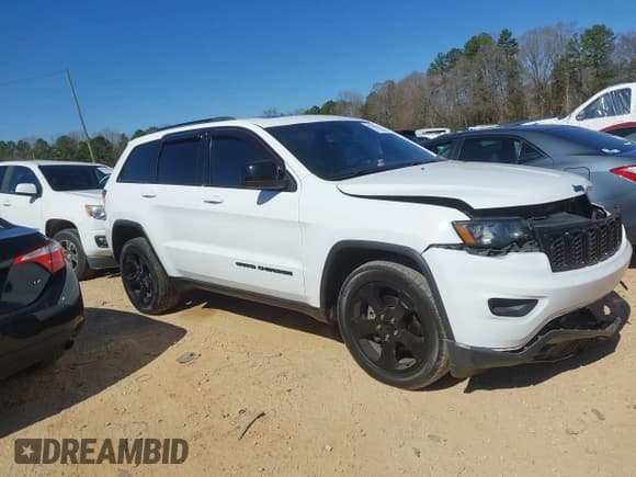 ✅ 2019 Jeep Grand Cherokee Upland • VIN: 1C4RJFAG5KC637924 • Lot: 41758541. Listed on IAAI with 107,419 mi. Free auction sales archive from the USA and detailed vehicle history report at DreamBid. Image 1.