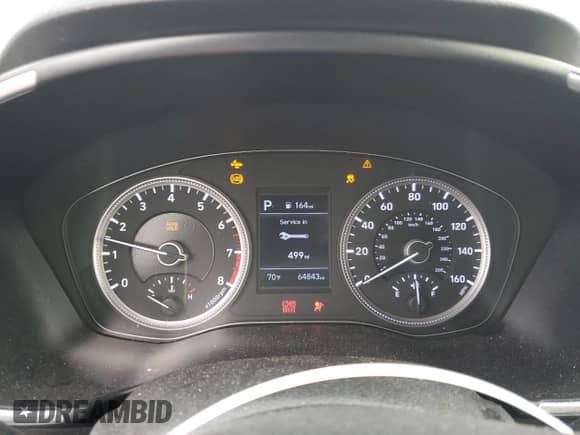 2019 Hyundai Santa Fe SE z VIN 5NMS23AD9KH032518, wystawiony jako Copart lot #81724585 z przebiegiem 64 843 mil mil oraz Szkoda całkowita • Salvage title. Historia ofert i sprzedaży dostępna na DreamBid. Obrazek 9.