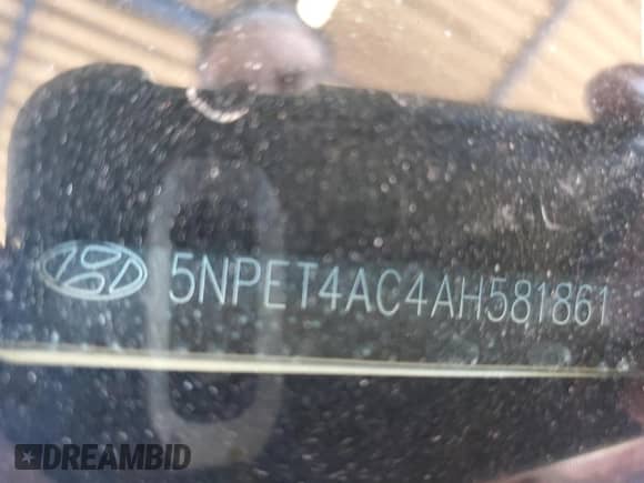 2010 Hyundai Sonata GLS с VIN 5NPET4AC4AH581861, выставлен на аукционе Copart как лот 67310944 с пробегом 69 900 миль миль и Чистый • Clean title. История ставок и продаж доступна на DreamBid. Изображение 12.