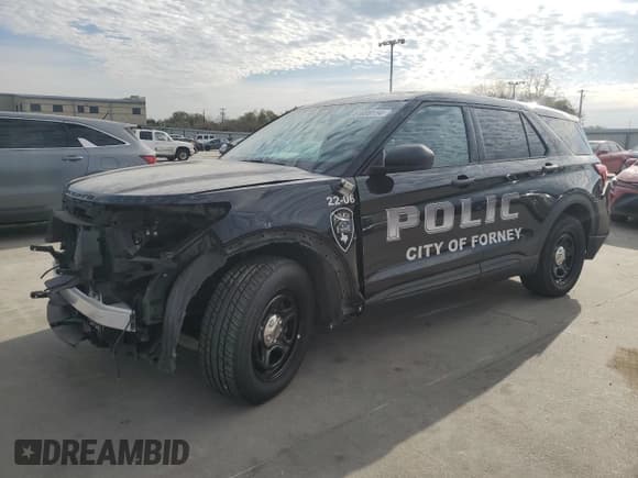 ✅ 2022 Ford Police Interceptor Utility • VIN: 1FM5K8AC2NGA92715 • Лот: 81698114. Опубликован ранее на Copart с пробегом 18 631 миль. Бесплатный доступ к архиву аукционных продаж из США и подробный отчёт об истории автомобиля на DreamBid. Изображение 1.