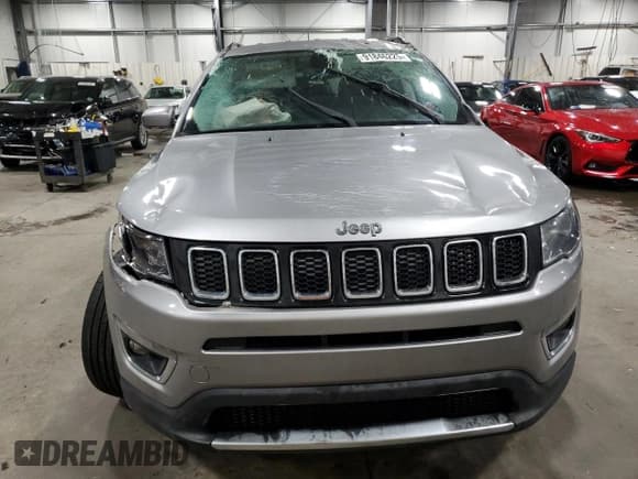 ✅ 2019 Jeep Compass Limited • VIN: 3C4NJDCB0KT624085 • Lot: 91846225. Listed on Copart with 92,780 mi. Free auction sales archive from the USA and detailed vehicle history report at DreamBid. Image 5.
