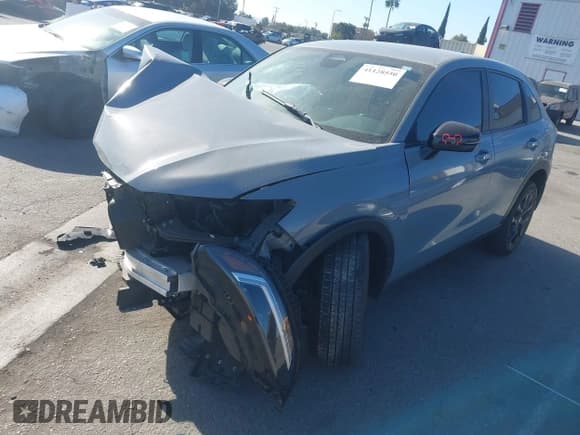 ✅ 2024 Honda HR-V Sport • VIN: 3CZRZ1H5XRM721093 • Лот: 41128550. Опубликован ранее на IAAI с пробегом 22 496 миль. Бесплатный доступ к архиву аукционных продаж из США и подробный отчёт об истории автомобиля на DreamBid. Изображение 2.