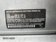 ✅ 2016 BMW 3 Series 320i xDrive • VIN: WBA8A3C54GK551522 • Lot: 86599565. Wystawiony na Copart z przebiegiem 96 368 mil. Bezpłatny archiwum sprzedaży aukcyjnych z USA i szczegółowy raport historii pojazdu na DreamBid. Zdjęcie 13.