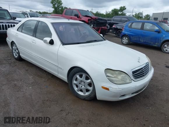 ✅ 2002 Mercedes-Benz S 430 • VIN: WDBNG70J32A265963 • Lot: 43086161. Listed on IAAI with Not provided. Free auction sales archive from the USA and detailed vehicle history report at DreamBid. Image 1.