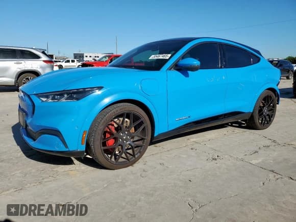 ✅ 2021 Ford Mustang Mach-E Premium • VIN: 3FMTK3SUXMMA06668 • Lot: 55467465. Listed on Copart with 46,380 mi. Free auction sales archive from the USA and detailed vehicle history report at DreamBid. Image 1.