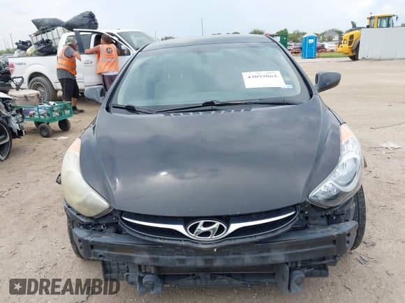 ✅ 2012 Hyundai Elantra Limited • VIN: KMHDH4AE6CU454001 • Lot: 43099064. Listed on IAAI with 180,726 mi. Free auction sales archive from the USA and detailed vehicle history report at DreamBid. Image 12.