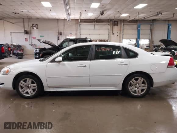 2012 Chevrolet Impala LT Fleet with VIN 2G1WG5E34C1215422, listed as a IAAI auction lot 42701413 with 159,291 mi miles and . Bid and sale history available at DreamBid. Image 14.