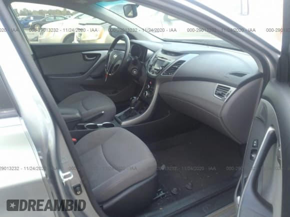 ✅ 2015 Hyundai Elantra SE • VIN: KMHDH4AE5FU446220 • Lot: 29013232. Listed on IAAI with 56,386 mi. Free auction sales archive from the USA and detailed vehicle history report at DreamBid. Image 5.