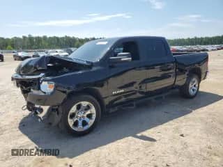 2021 Ram 1500 Big Horn with VIN 1C6SRFMT4MN667014, listed as a Copart auction lot 67113355 with 72,033 mi miles and Salvage title. Bid and sale history available at DreamBid. Image 1.
