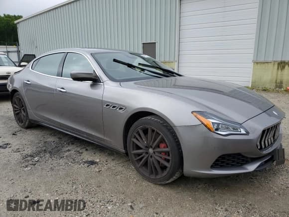 ✅ 2019 Maserati Quattroporte S Q4 • VIN: ZAM56YRA8K1308590 • Lot: 54205364. Listed on Copart with 34,911 mi. Free auction sales archive from the USA and detailed vehicle history report at DreamBid. Image 4.
