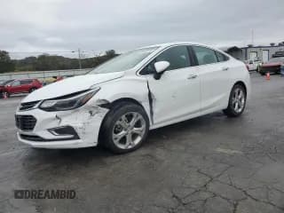 ✅ 2017 Chevrolet Cruze Premier • VIN: 1G1BF5SMXH7106424 • Lot: 90459715. Listed on Copart with 83,302 mi. Free auction sales archive from the USA and detailed vehicle history report at DreamBid. Image 1.