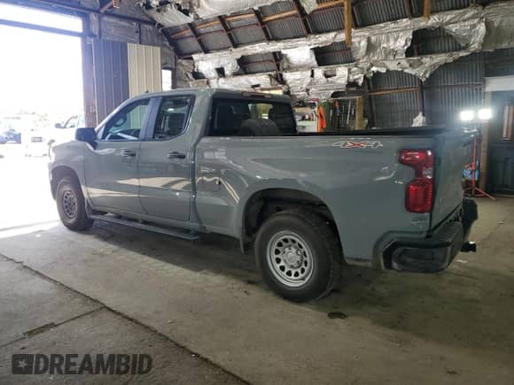 2024 Chevrolet Silverado 1500 Work Truck with VIN 1GCRDAEK0RZ364553, listed as a Copart auction lot 87259985 with 8,411 mi miles and Salvage title. Bid and sale history available at DreamBid. Image 2.
