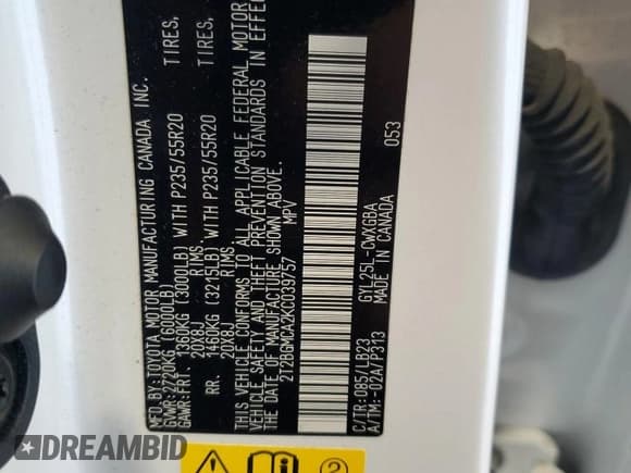 ✅ 2019 Lexus RX 450h • VIN: 2T2BGMCA2KC039757 • Lot: 71014235. Wystawiony na Copart z przebiegiem 78 028 mil. Bezpłatny archiwum sprzedaży aukcyjnych z USA i szczegółowy raport historii pojazdu na DreamBid. Zdjęcie 13.