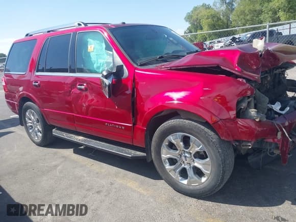 ✅ 2016 Ford Expedition Platinum • VIN: 1FMJU1MTXGEF00212 • Lot: 42996587. Listed on IAAI with Not provided. Free auction sales archive from the USA and detailed vehicle history report at DreamBid. Image 1.
