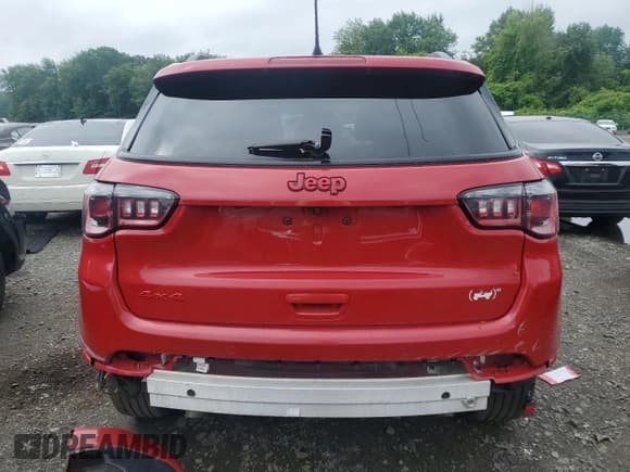 ✅ 2023 Jeep Compass (RED) Edition • VIN: 3C4NJDCN0PT557702 • Лот: 59964905. Опубликован ранее на Copart с пробегом 41 321 миль. Бесплатный доступ к архиву аукционных продаж из США и подробный отчёт об истории автомобиля на DreamBid. Изображение 6.