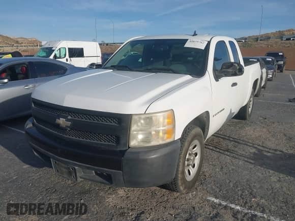 2008 Chevrolet Silverado 1500 Work Truck with VIN 1GCEC19X98Z233708, listed as a IAAI auction lot 41675762 with Not provided miles and . Bid and sale history available at DreamBid. Image 2.