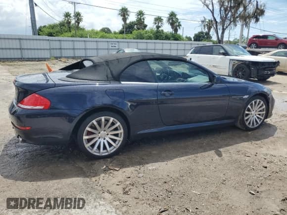 ✅ 2008 BMW 6 Series 650i • VIN: WBAEB53568CX63345 • Lot: 70633554. Listed on Copart with 91,046 mi. Free auction sales archive from the USA and detailed vehicle history report at DreamBid. Image 3.