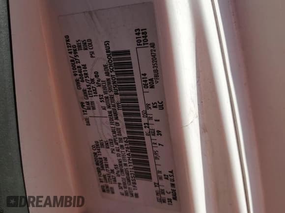 ✅ 2000 Ford Econoline Passenger XL • VIN: 1FBSS31L1YHA76163 • Лот: 88255365. Опубликован ранее на Copart с пробегом 60 042 миль. Бесплатный доступ к архиву аукционных продаж из США и подробный отчёт об истории автомобиля на DreamBid. Изображение 13.