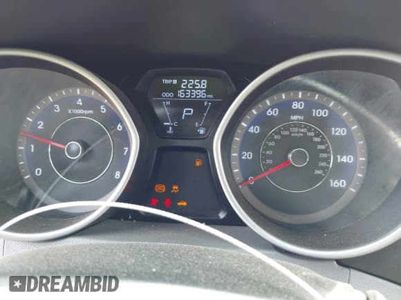 ✅ 2013 Hyundai Elantra GLS • VIN: KMHDH4AE2DU522909 • Lot: 42486912. Listed on IAAI with 163,396 mi. Free auction sales archive from the USA and detailed vehicle history report at DreamBid. Image 7.