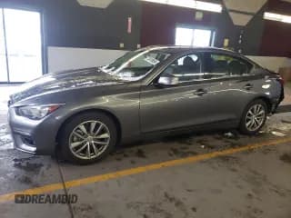 ✅ 2021 Infiniti Q50 Pure • VIN: JN1EV7AR7MM754298 • Lot: 37419854. Listed on Copart with 17,561 mi. Free auction sales archive from the USA and detailed vehicle history report at DreamBid. Image 1.