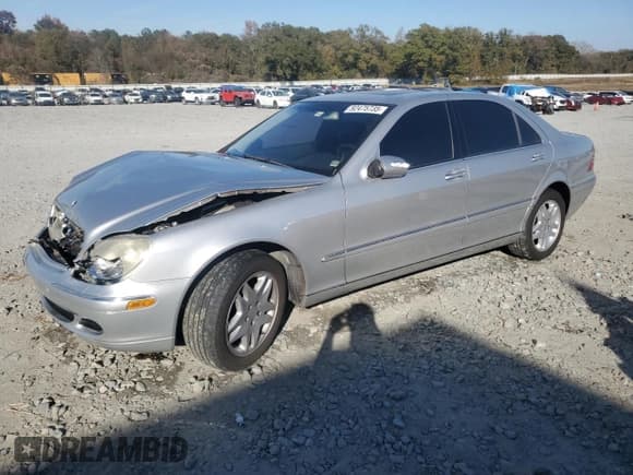 ✅ 2003 Mercedes-Benz S 430 • VIN: WDBNG70J73A367154 • Lot: 92475735. Listed on Copart with Not provided. Free auction sales archive from the USA and detailed vehicle history report at DreamBid. Image 1.