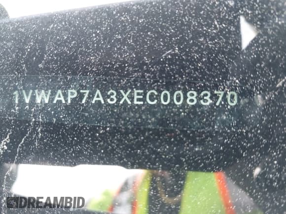 ✅ 2014 Volkswagen Passat S • VIN: 1VWAP7A3XEC008370 • Лот: 42316448. Опубликован ранее на IAAI с пробегом 93 309 миль. Бесплатный доступ к архиву аукционных продаж из США и подробный отчёт об истории автомобиля на DreamBid. Изображение 12.