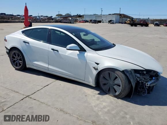 ✅ 2021 Tesla Model S Long Range • VIN: 5YJSA1E55MF441047 • Lot: 46850425. Listed on Copart with 28,149 mi. Free auction sales archive from the USA and detailed vehicle history report at DreamBid. Image 4.