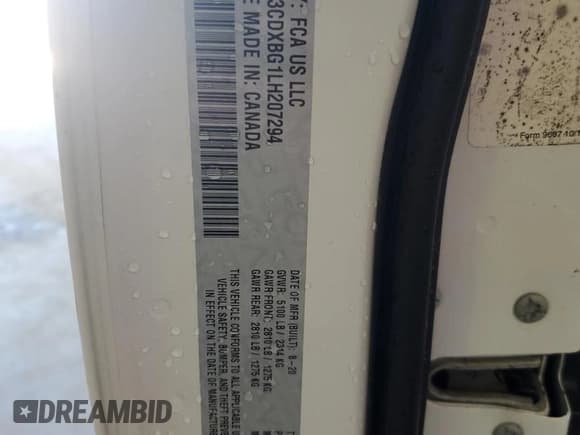 ✅ 2020 Dodge Charger SXT • VIN: 2C3CDXBG1LH207294 • Lot: 90289095. Listed on Copart with 125,746 mi. Free auction sales archive from the USA and detailed vehicle history report at DreamBid. Image 12.