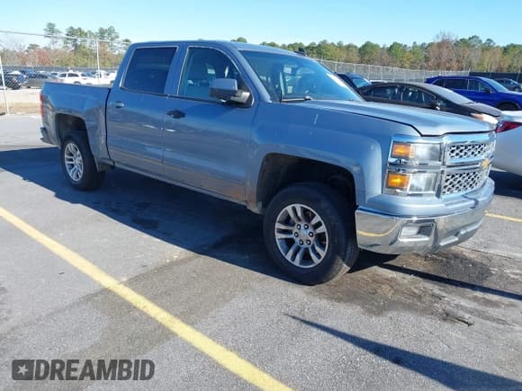 ✅ 2015 Chevrolet Silverado 1500 LT • VIN: 3GCPCREC1FG300194 • Lot: 43742493. Listed on IAAI with 129,962 mi. Free auction sales archive from the USA and detailed vehicle history report at DreamBid. Image 1.