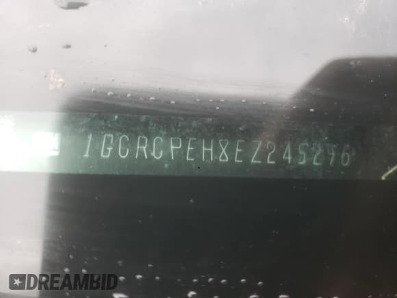 ✅ 2014 Chevrolet Silverado 1500 Work Truck • VIN: 1GCRCPEH8EZ245296 • Lot: 91385945. Listed on Copart with 226,681 mi. Free auction sales archive from the USA and detailed vehicle history report at DreamBid. Image 12.