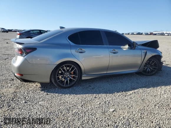 ✅ 2016 Lexus GS F • VIN: JTHBP1BL9GA001927 • Lot: 50694925. Listed on Copart with Not provided. Free auction sales archive from the USA and detailed vehicle history report at DreamBid. Image 3.
