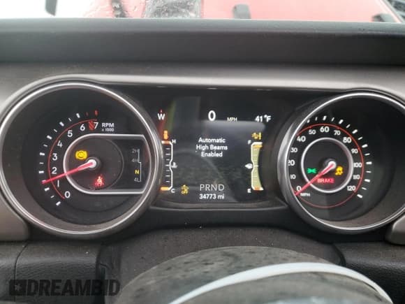 ✅ 2020 Jeep Wrangler Unlimited Rubicon • VIN: 1C4HJXFG8LW219593 • Lot: 81981074. Listed on Copart with 34,773 mi. Free auction sales archive from the USA and detailed vehicle history report at DreamBid. Image 9.