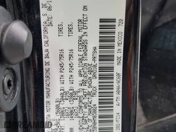 ✅ 2017 Toyota Tacoma SR5 • VIN: 3TMDZ5BN0HM030024 • Лот: 91004595. Опубликован ранее на Copart с пробегом 101 464 миль. Бесплатный доступ к архиву аукционных продаж из США и подробный отчёт об истории автомобиля на DreamBid. Изображение 12.