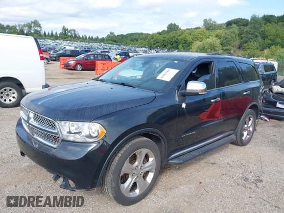 ✅ 2011 Dodge Durango Citadel • VIN: 1D4RE5GG6BC668057 • Lot: 43103584. Listed on IAAI with 162,152 mi. Free auction sales archive from the USA and detailed vehicle history report at DreamBid. Image 2.