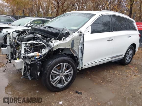 ✅ 2020 Infiniti QX60 Luxe • VIN: 5N1DL0MN6LC514061 • Лот: 43751418. Опубликован ранее на IAAI с пробегом 97 618 миль. Бесплатный доступ к архиву аукционных продаж из США и подробный отчёт об истории автомобиля на DreamBid. Изображение 2.