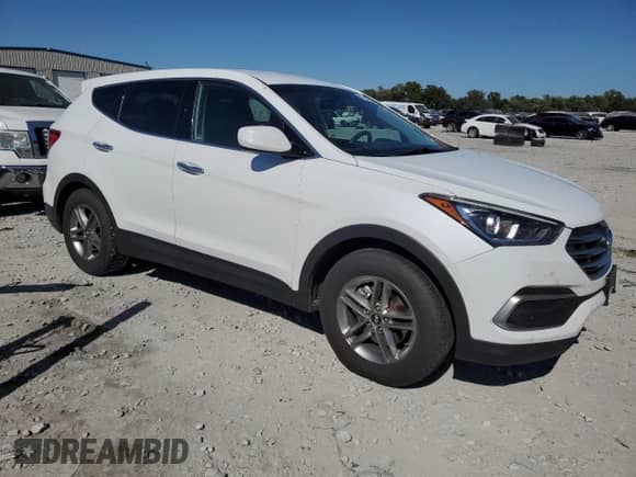 2018 Hyundai Santa Fe 2.4L with VIN 5NMZT3LBXJH077926, listed as a Copart auction lot 86124935 with 193,067 mi miles and Salvage title. Bid and sale history available at DreamBid. Image 4.