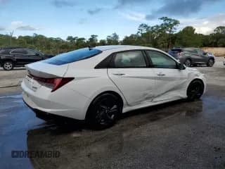 ✅ 2023 Hyundai Elantra Blue • VIN: KMHLM4AJ4PU054108 • Lot: 85680285. Listed on Copart with 48,721 mi. Free auction sales archive from the USA and detailed vehicle history report at DreamBid. Image 3.