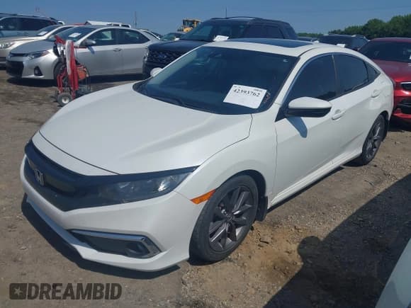 ✅ 2020 Honda Civic EX-L • VIN: 19XFC1F76LE022608 • Lot: 42393762. Listed on IAAI with 65,088 mi. Free auction sales archive from the USA and detailed vehicle history report at DreamBid. Image 18.