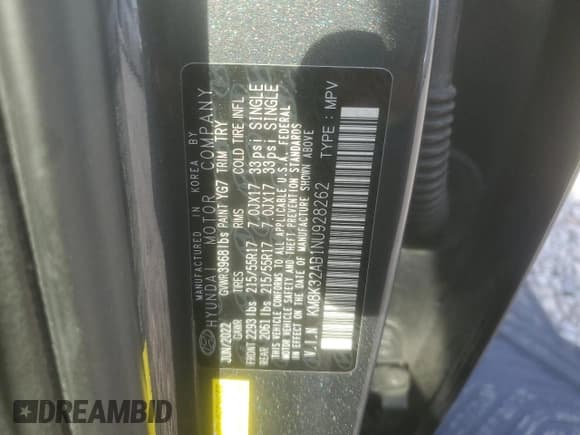 ✅ 2022 Hyundai Kona SEL • VIN: KM8K32AB1NU928262 • Лот: 59792974. Опубликован ранее на Copart с пробегом 90 967 миль. Бесплатный доступ к архиву аукционных продаж из США и подробный отчёт об истории автомобиля на DreamBid. Изображение 15.