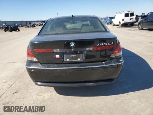 ✅ 2005 BMW 7 Series 745Li • VIN: WBAGN63535DS56267 • Lot: 45717775. Listed on Copart with Not provided. Free auction sales archive from the USA and detailed vehicle history report at DreamBid. Image 6.