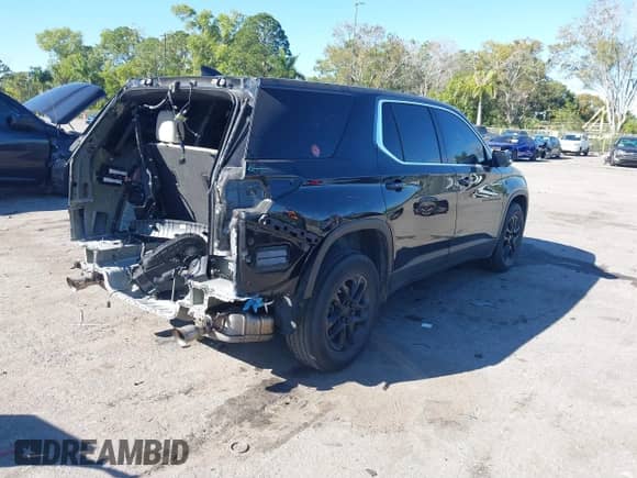 2022 Chevrolet Traverse LS with VIN 1GNERLKWXNJ191773, listed as a IAAI auction lot 41253110 with 64,622 mi miles and . Bid and sale history available at DreamBid. Image 4.