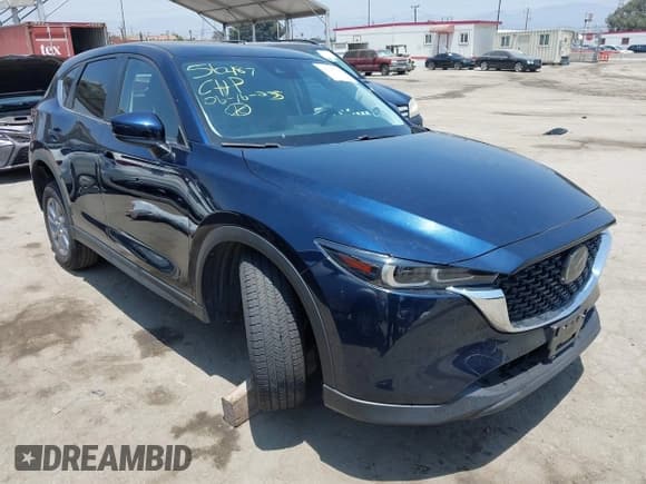 ✅ 2023 Mazda CX-5 S Preferred • VIN: JM3KFBCM4P0257505 • Lot: 42595704. Listed on IAAI with Not provided. Free auction sales archive from the USA and detailed vehicle history report at DreamBid. Image 1.