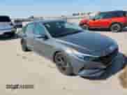 2023 Hyundai Elantra Blue with VIN KMHLM4AJ0PU069978, listed as a Copart auction lot 71498485 with 166,846 mi miles and Salvage title. Bid and sale history available at DreamBid. Image 4.