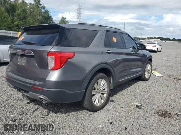 2022 Ford Explorer Limited with VIN 1FMSK7FH1NGB34924, listed as a Copart auction lot 85694715 with Not provided miles and Salvage title. Bid and sale history available at DreamBid. Image 3.