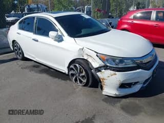 ✅ 2017 Honda Accord EX-L • VIN: 1HGCR2F89HA079087 • Lot: 43487381. Listed on IAAI with 100,929 mi. Free auction sales archive from the USA and detailed vehicle history report at DreamBid. Image 1.