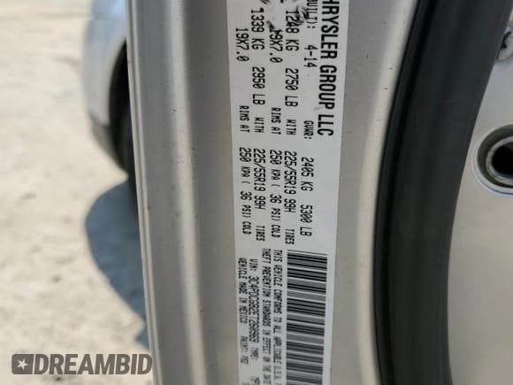 ✅ 2014 Dodge Journey Crossroad • VIN: 3C4PDCGB2ET260969 • Лот: 69072475. Опубликован ранее на Copart с пробегом 135 522 миль. Бесплатный доступ к архиву аукционных продаж из США и подробный отчёт об истории автомобиля на DreamBid. Изображение 13.