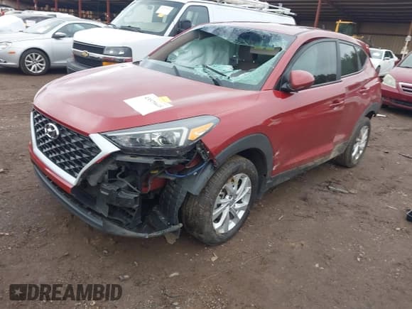 ✅ 2021 Hyundai Tucson SE • VIN: KM8J23A45MU325691 • Lot: 43579618. Listed on IAAI with 95,366 mi. Free auction sales archive from the USA and detailed vehicle history report at DreamBid. Image 16.